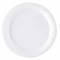 *BUY BULK* 9" Lightweight White Plastic plates Disposable