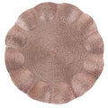 Rose Gold Plastic Braided Chargers 14.5" 2 Pack Tablesettings Decorline Default Title