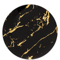 Gold Stroke 9" Black Meal Plate Plastic 10 Pack Elegant Plates Blue Sky 10 Pieces
