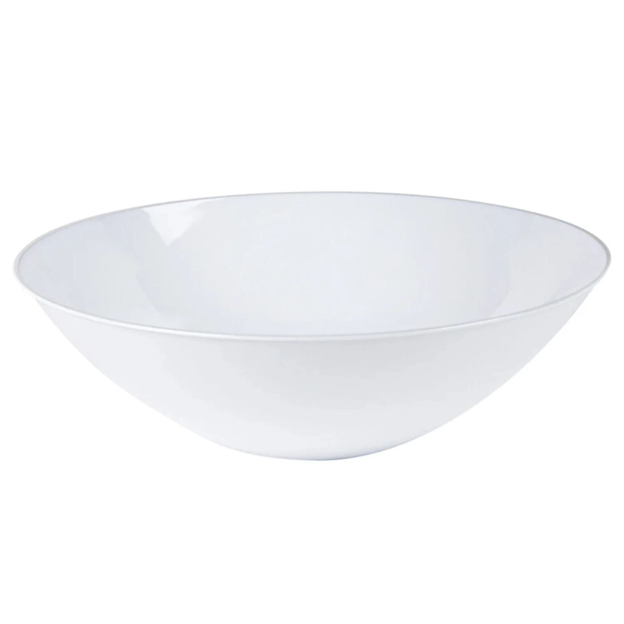 White Plastic Dinnerware Set- Elegant Party Pack-Organic