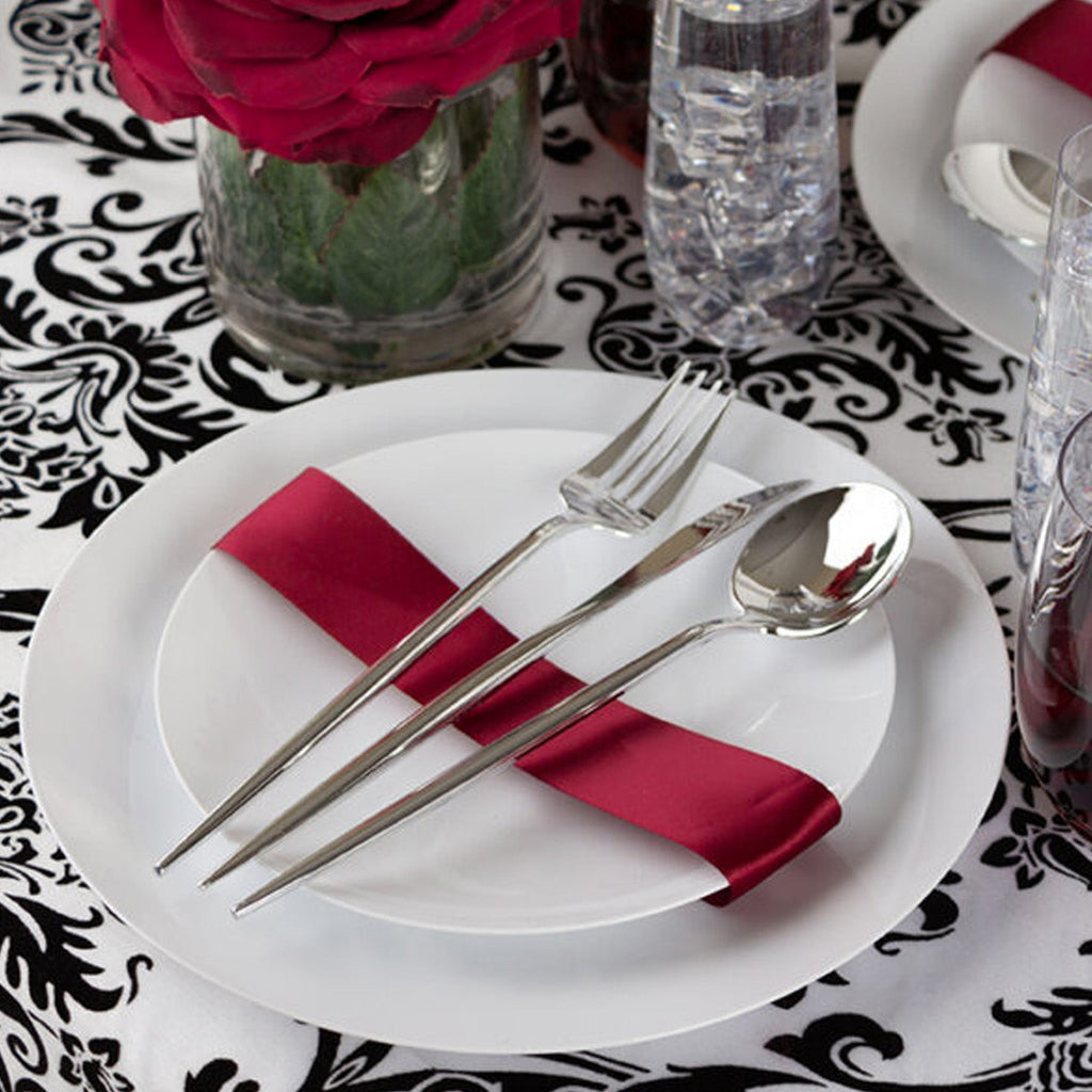 NOVELTY  Cutlery Elegant Plastic Disposable Combo Set