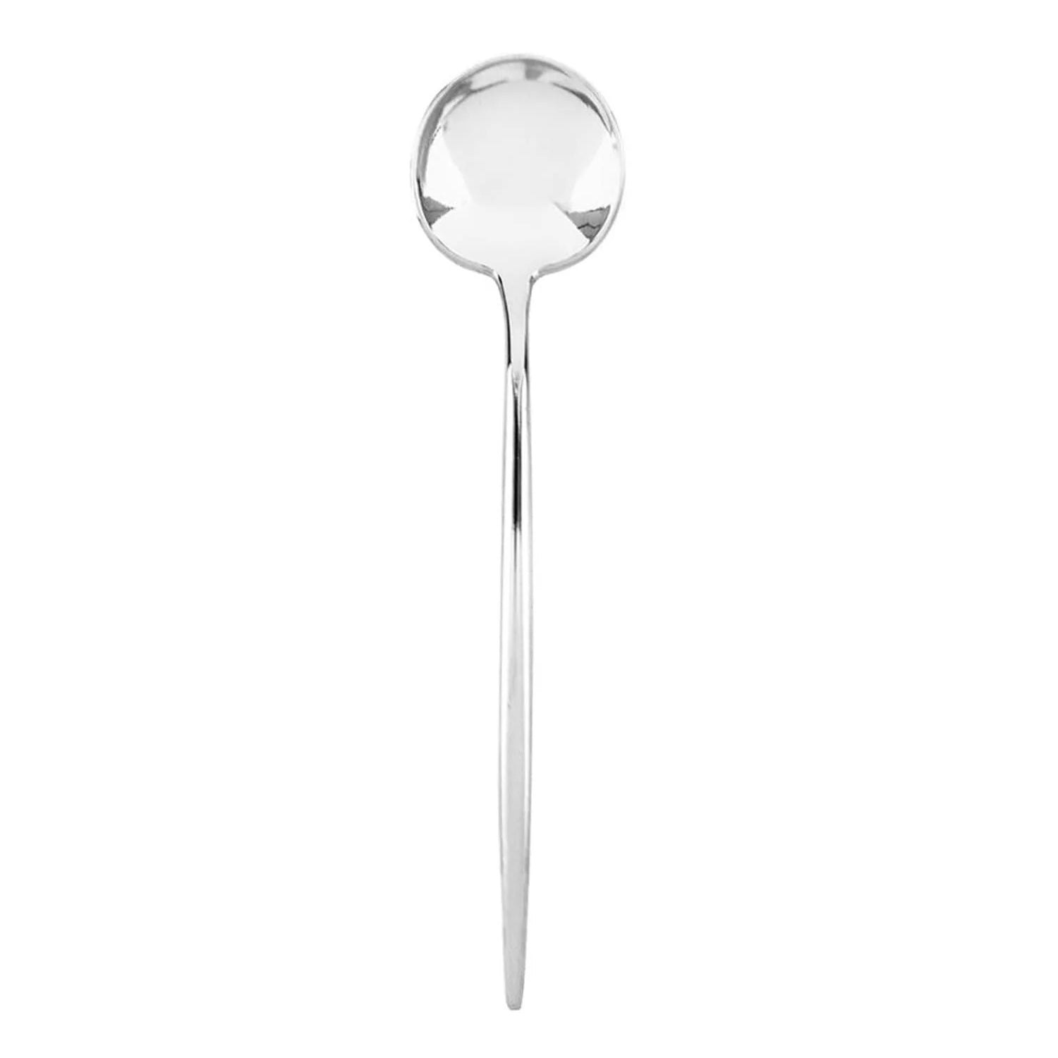 Novelty Cutlery Dinner Spoons Silver Plastic