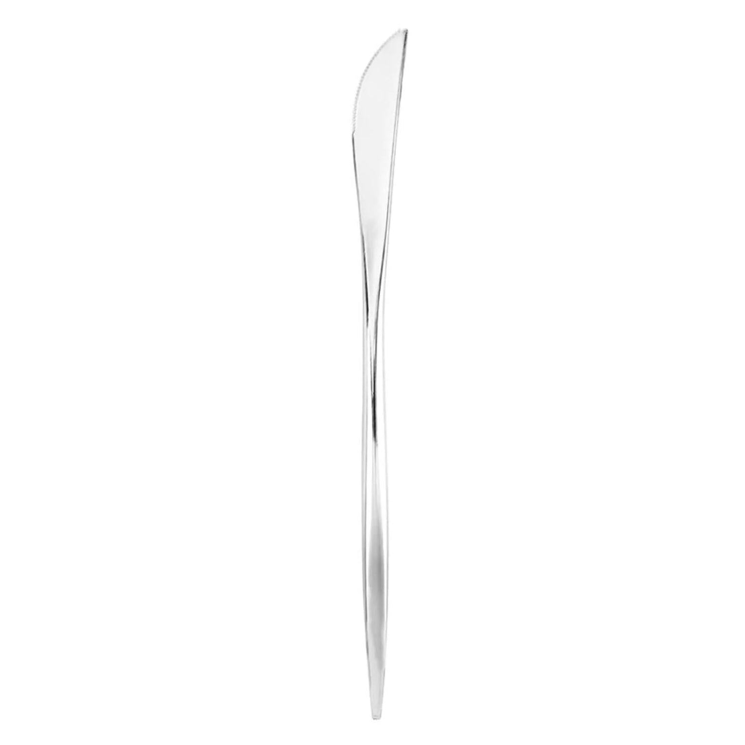 Novelty  Cutlery Dinner Knives Silver Plastic
