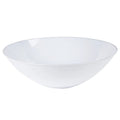 Organic 16oz White/Silver Rim Bowls Plastic