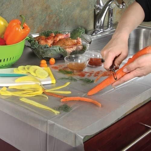 Large 26"X 3" 26 Precut Plastic Disposable Counter Covers