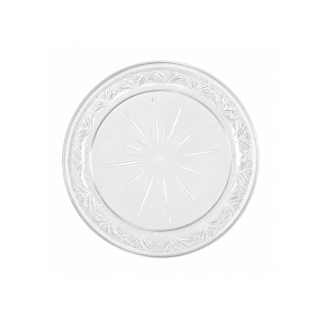 *JUMBO PACK* 6" Plastic Plates Clear Disposable