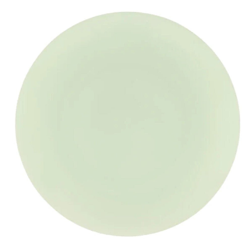10.25"&7.5" Mint Green Round Disposable Plastic Plates COMBO Set-Tulip