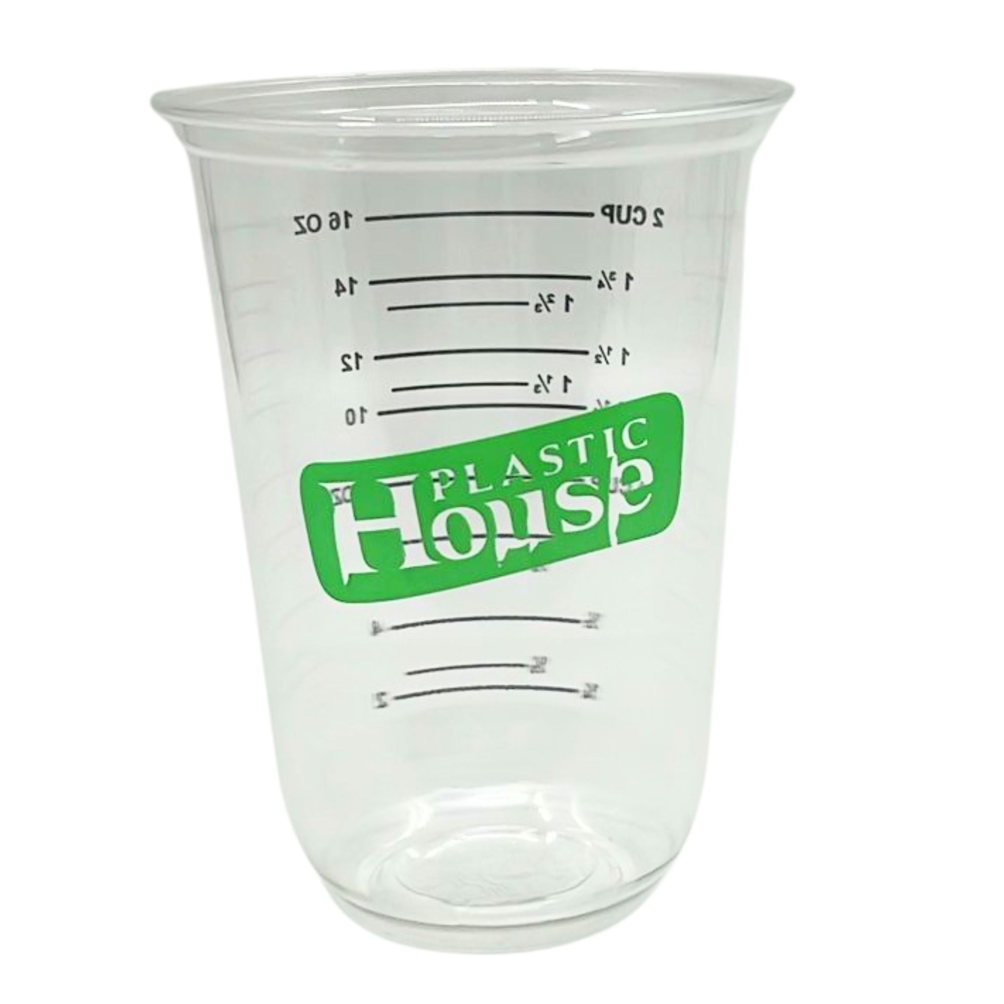 16oz Translucent Plastic Measuring Cups: 12 Pack
