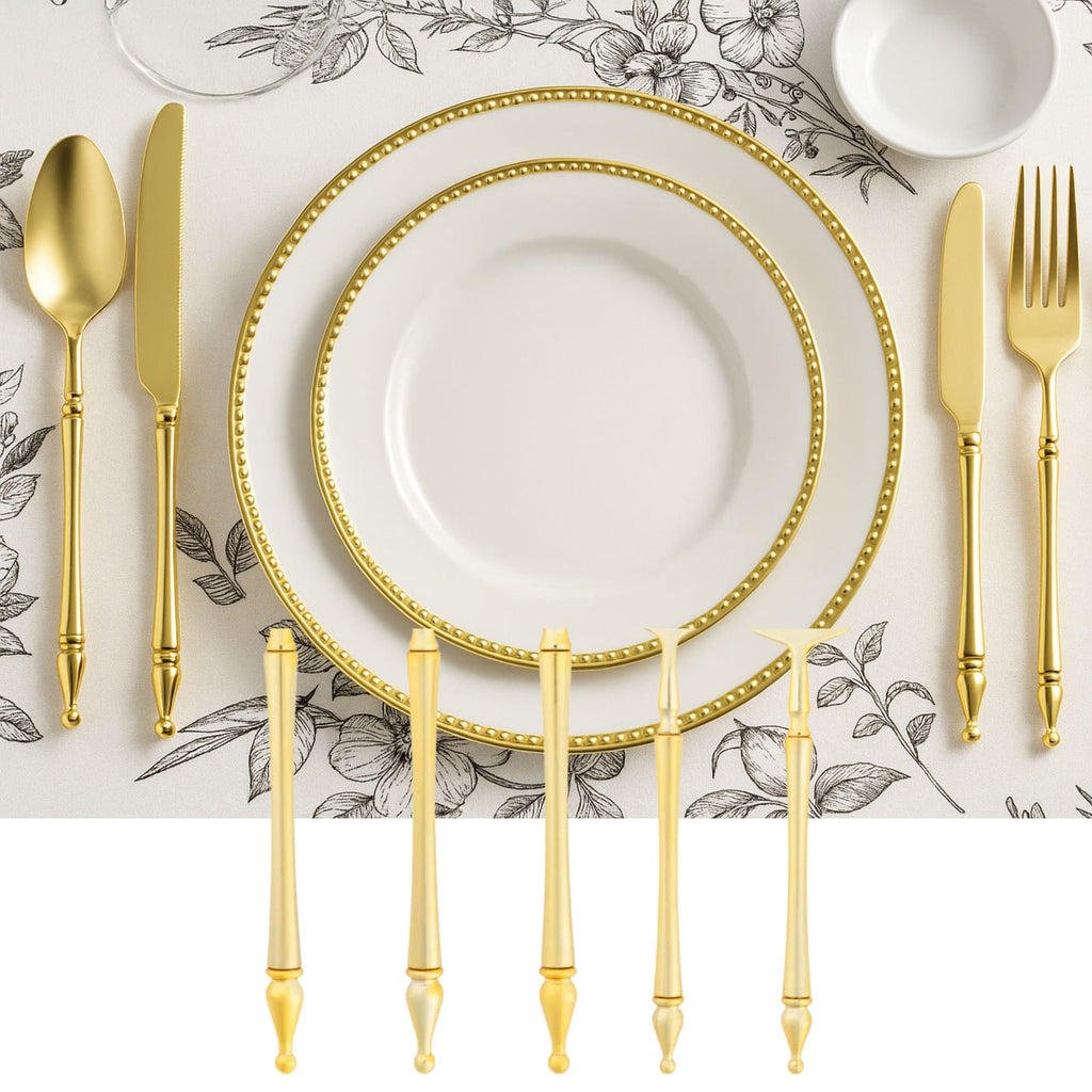 Majestic Cutlery Gold Salad Fork Plastic
