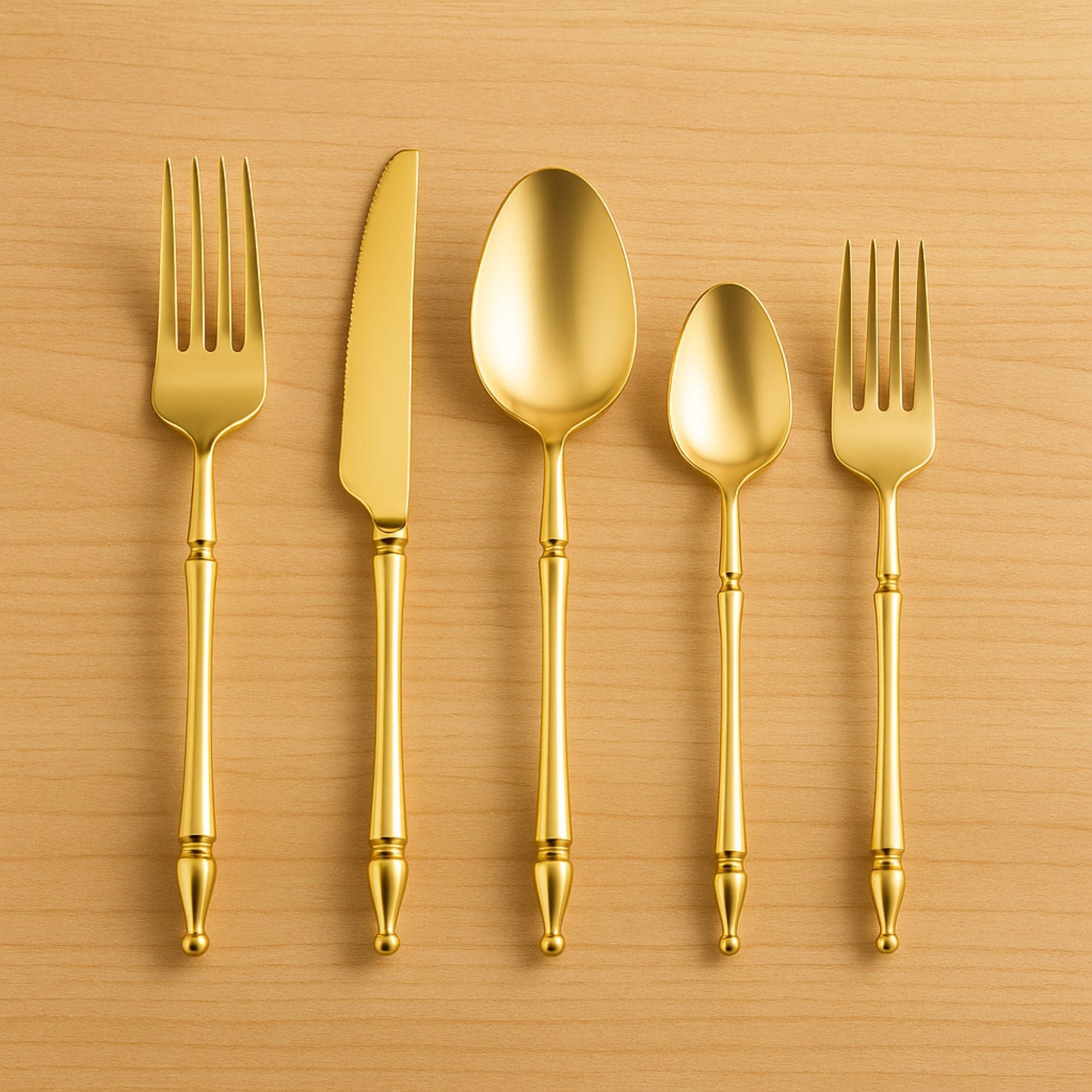 Majestic Cutlery Gold Knives Plastic
