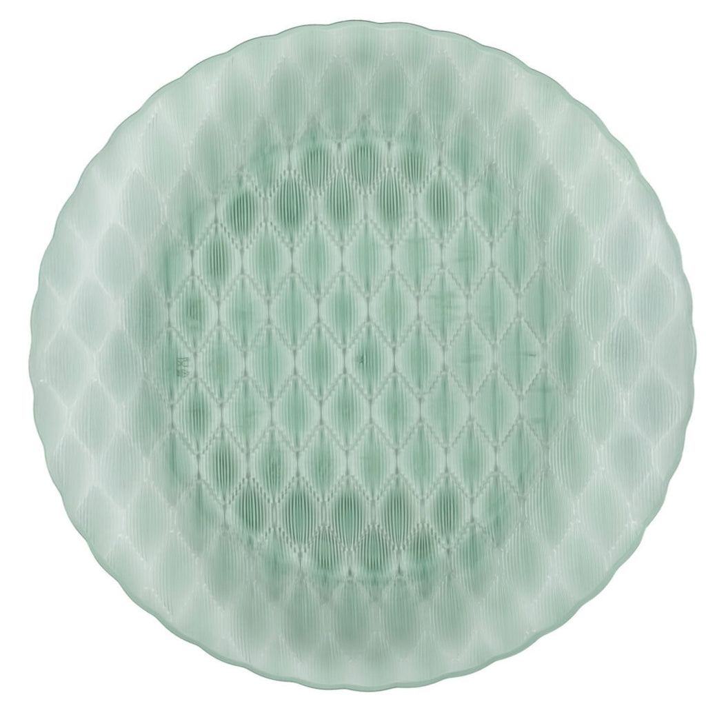 10"&7" Green Plastic Plates Combo Set: Timeless