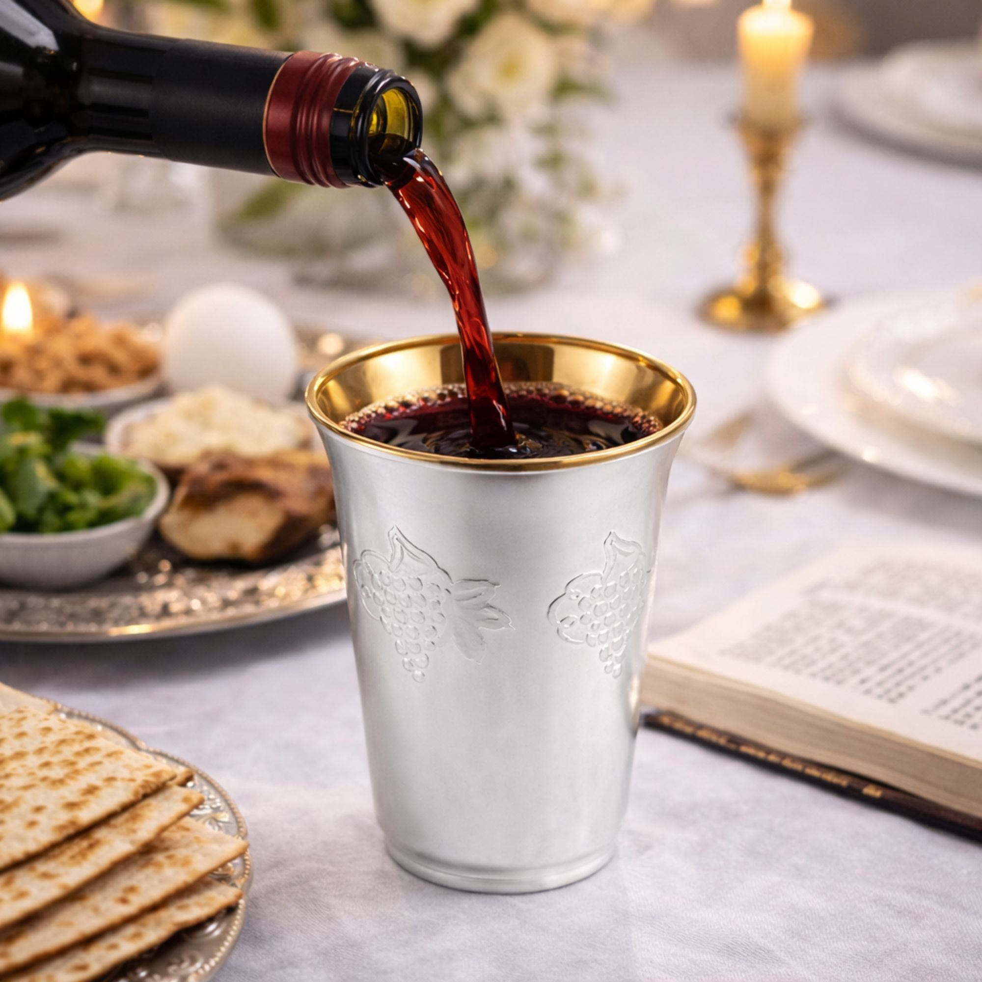 5.5oz Plastic wine Kiddush Cup Superior Heavy Weight