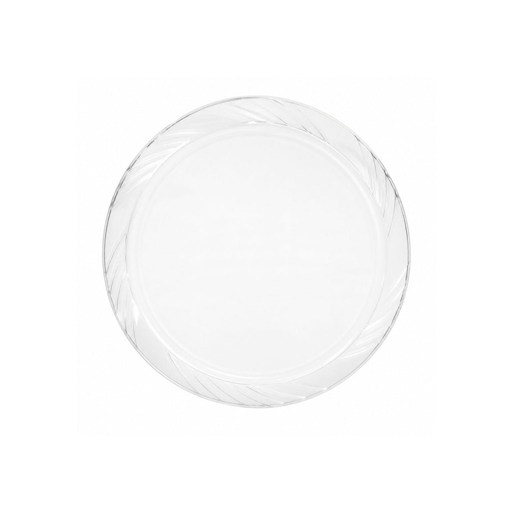 *JUMBO PACK*6" Plates frosty Clear Lightweight Plastic Disposable