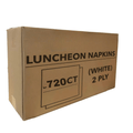 *WHOLESALE* Lunch Napkins 2 Ply White 720/Case