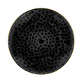 7" Black & Gold Rim Organic Dessert Plates