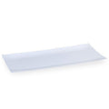 13''X 6.25'' White Condiment Tray Rectangular Plastic