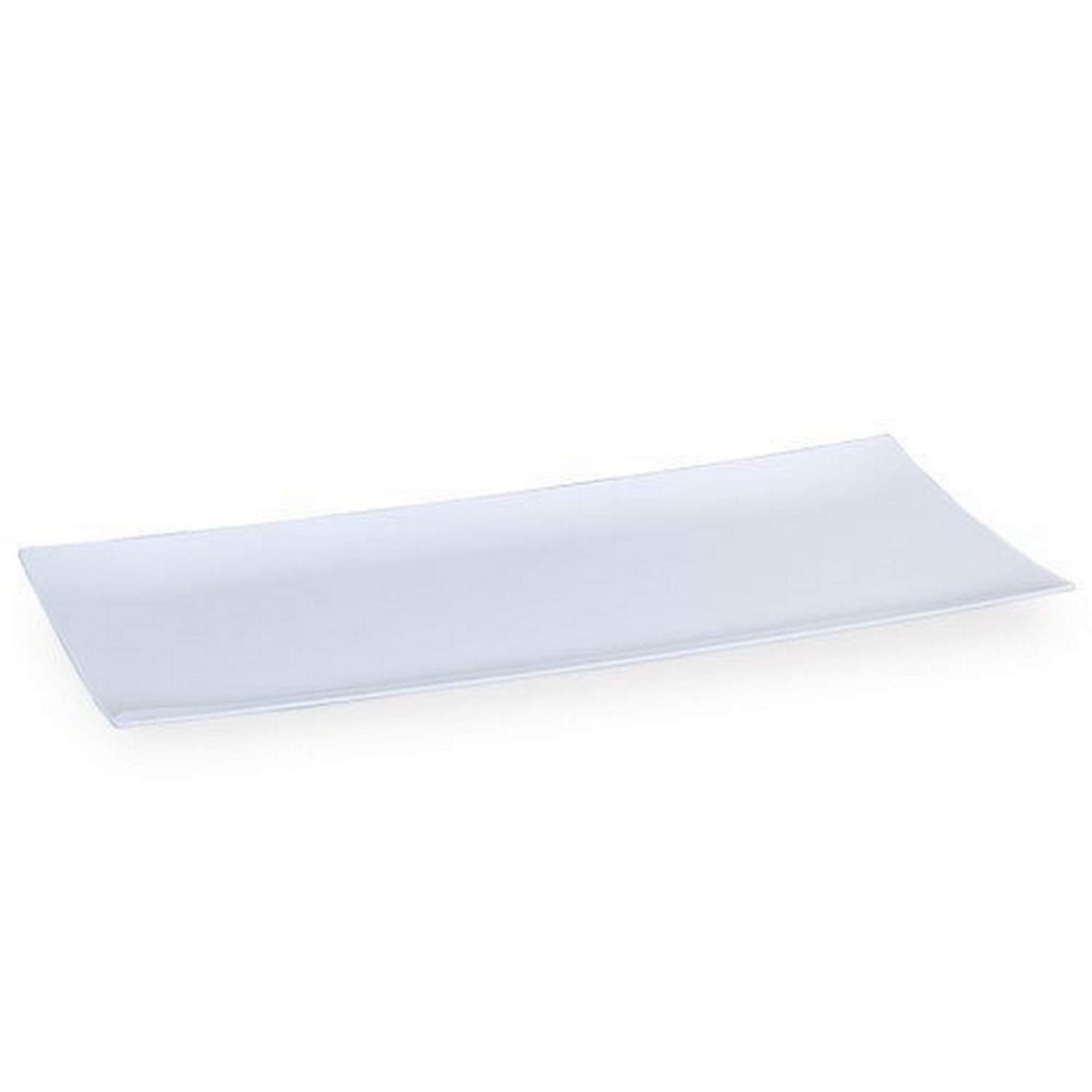 12X18" Serving Tray White Plastic