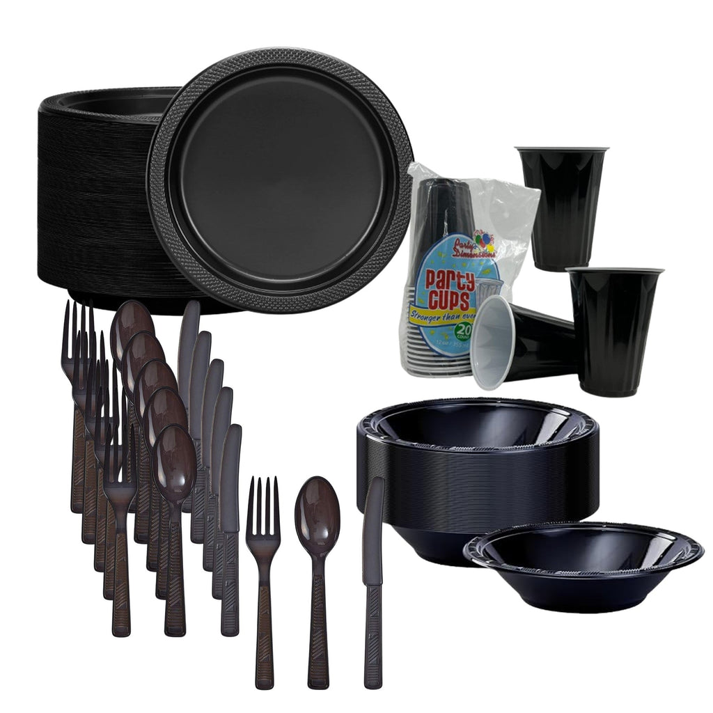 12oz Black Plastic Beverage Cup