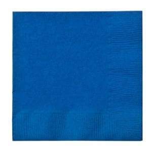 Blue Beverage Napkins