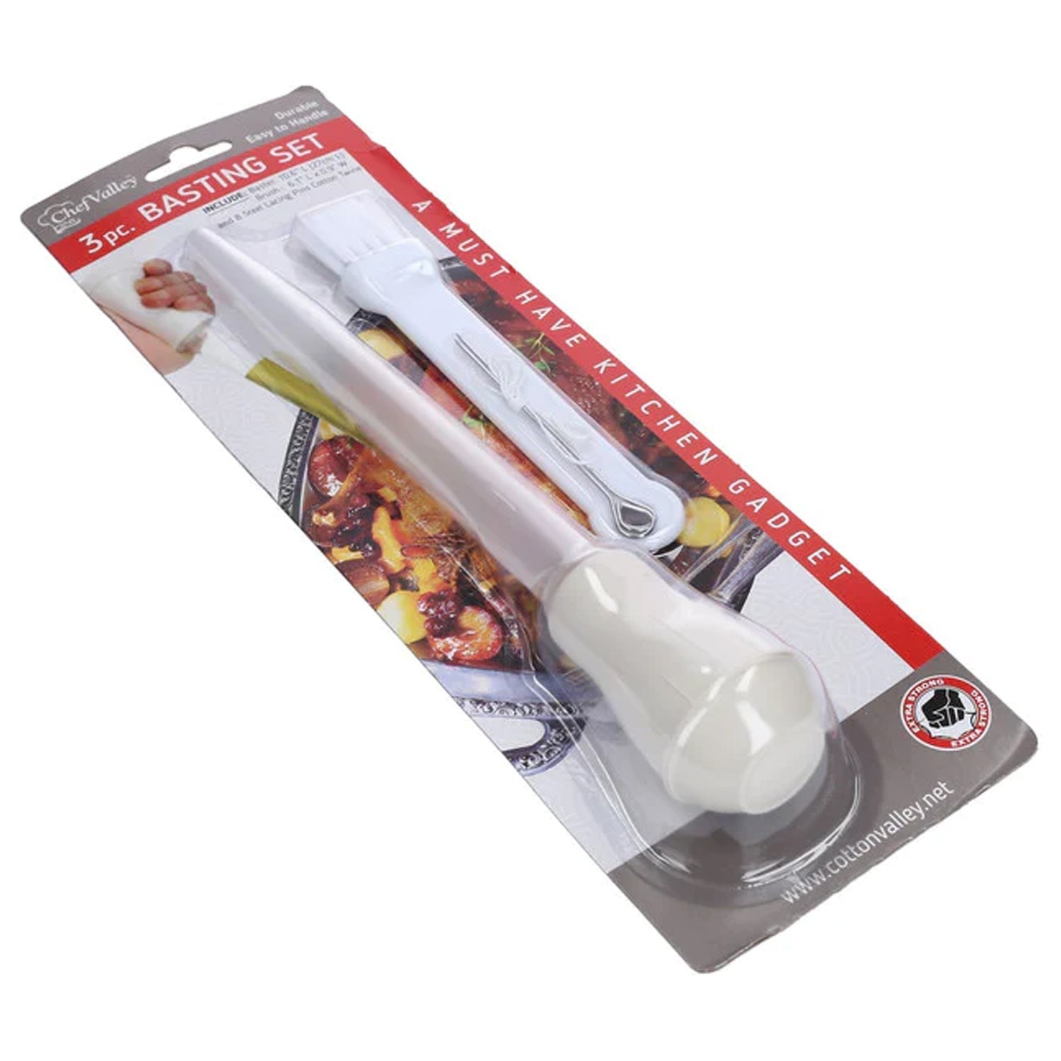 Plastic Basting Set 3 Pieces – Durable Chef Valley Kitchen Tools