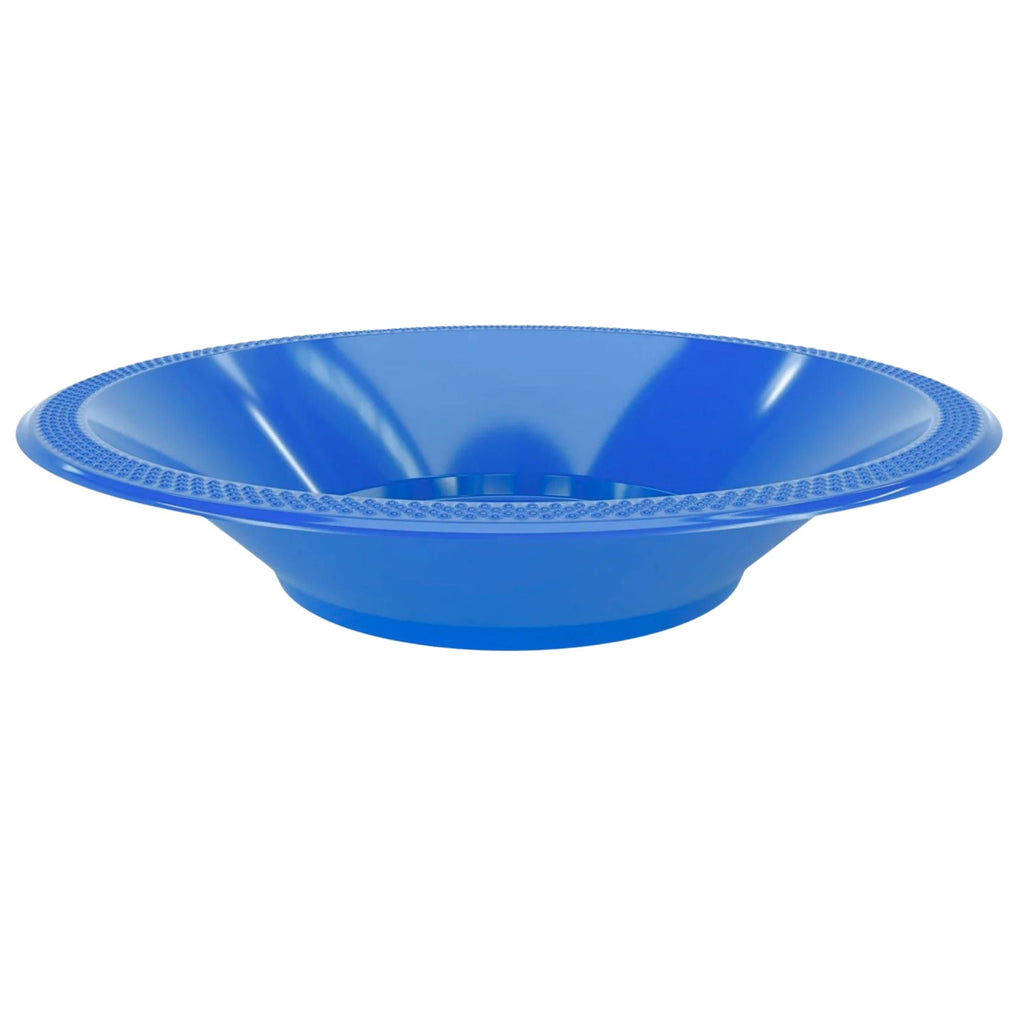 BLUE Complete Plastic Disposable Dining Solution for Your Event: Budget Party Set