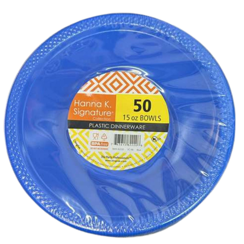 BLUE Complete Plastic Disposable Dining Solution for Your Event: Budget Party Set