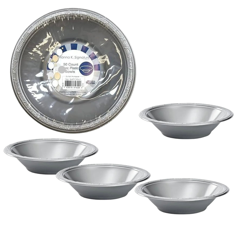 Silver Complete Disposable Dining Set | Budget Party Combo