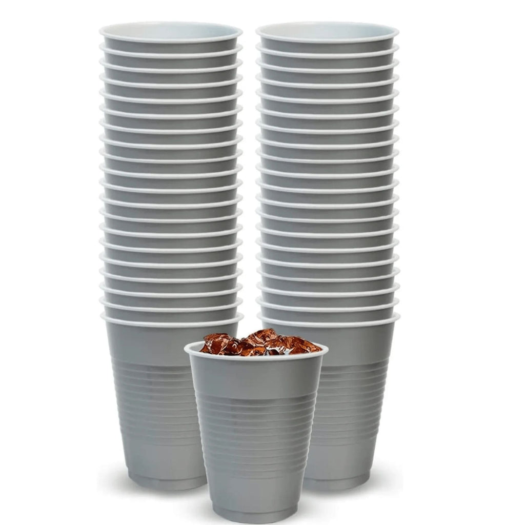 Silver Complete Disposable Dining Set | Budget Party Combo