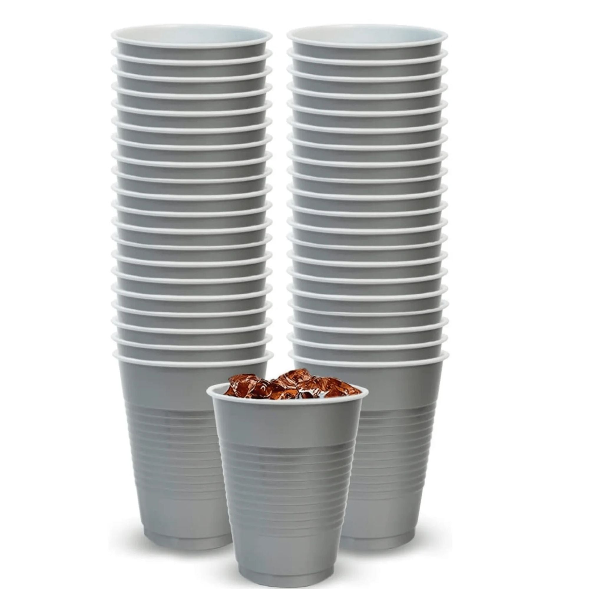 Silver Complete Disposable Dining Set | Budget Party Combo