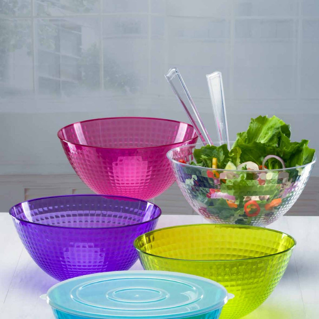 10" Clear Serving Fork Plastic