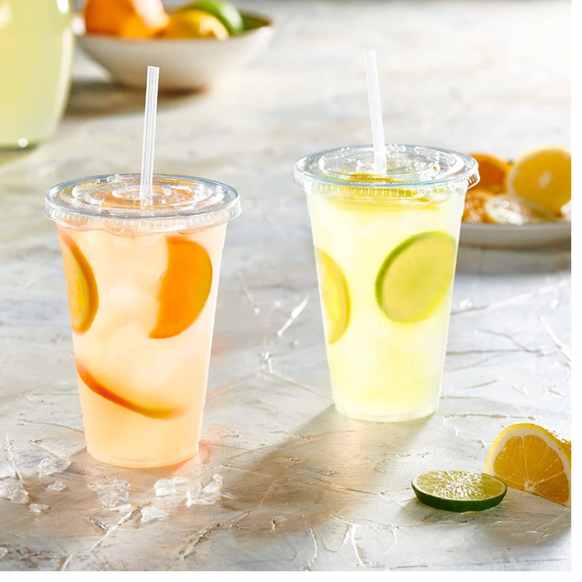 *WHOLESALE* 20oz Plastic Clear PET Cups Disposable 600 ct/Case