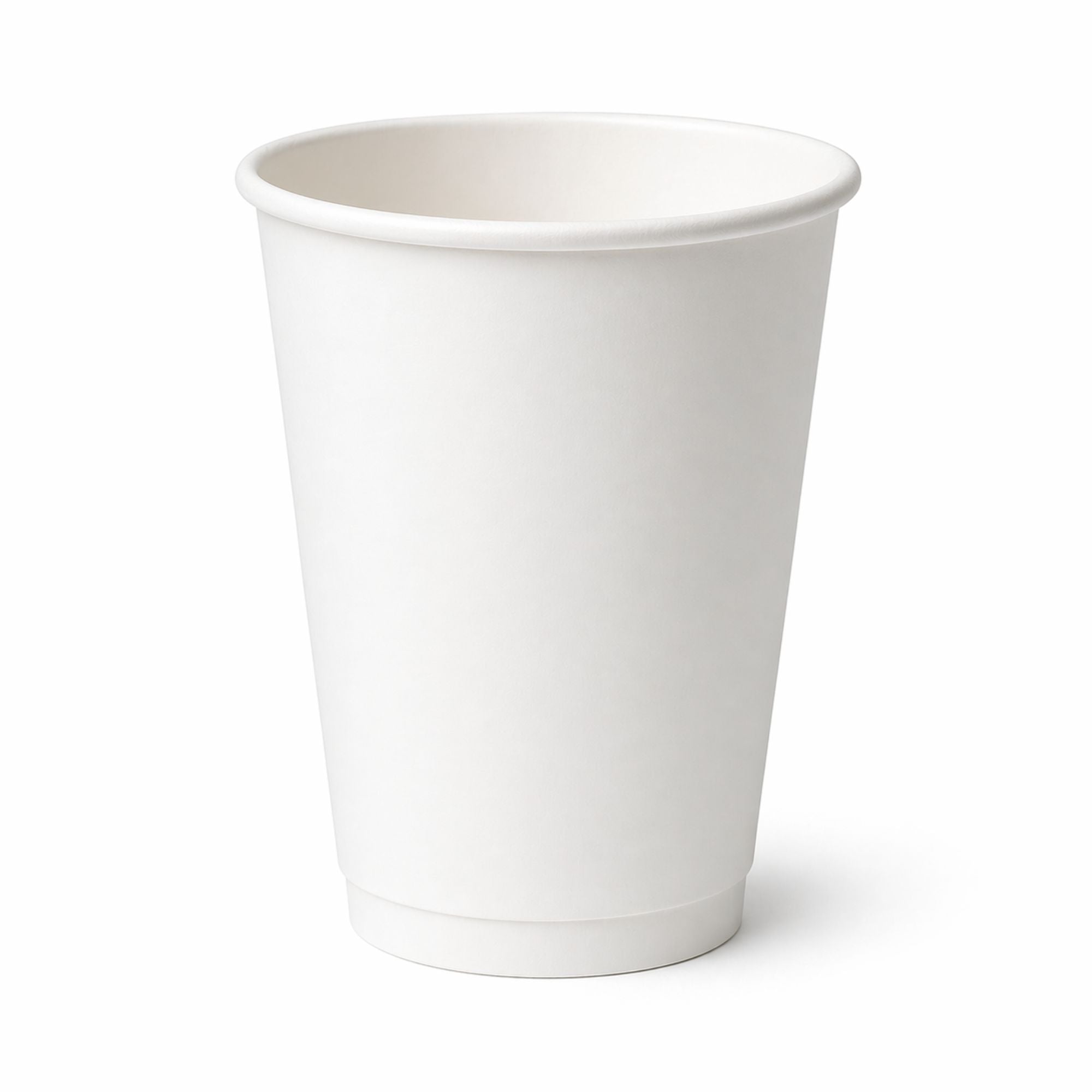 *BUY BULK* 10 oz White Poly Paper Cups Hot and Cold Disposable Leak Resistant Cups