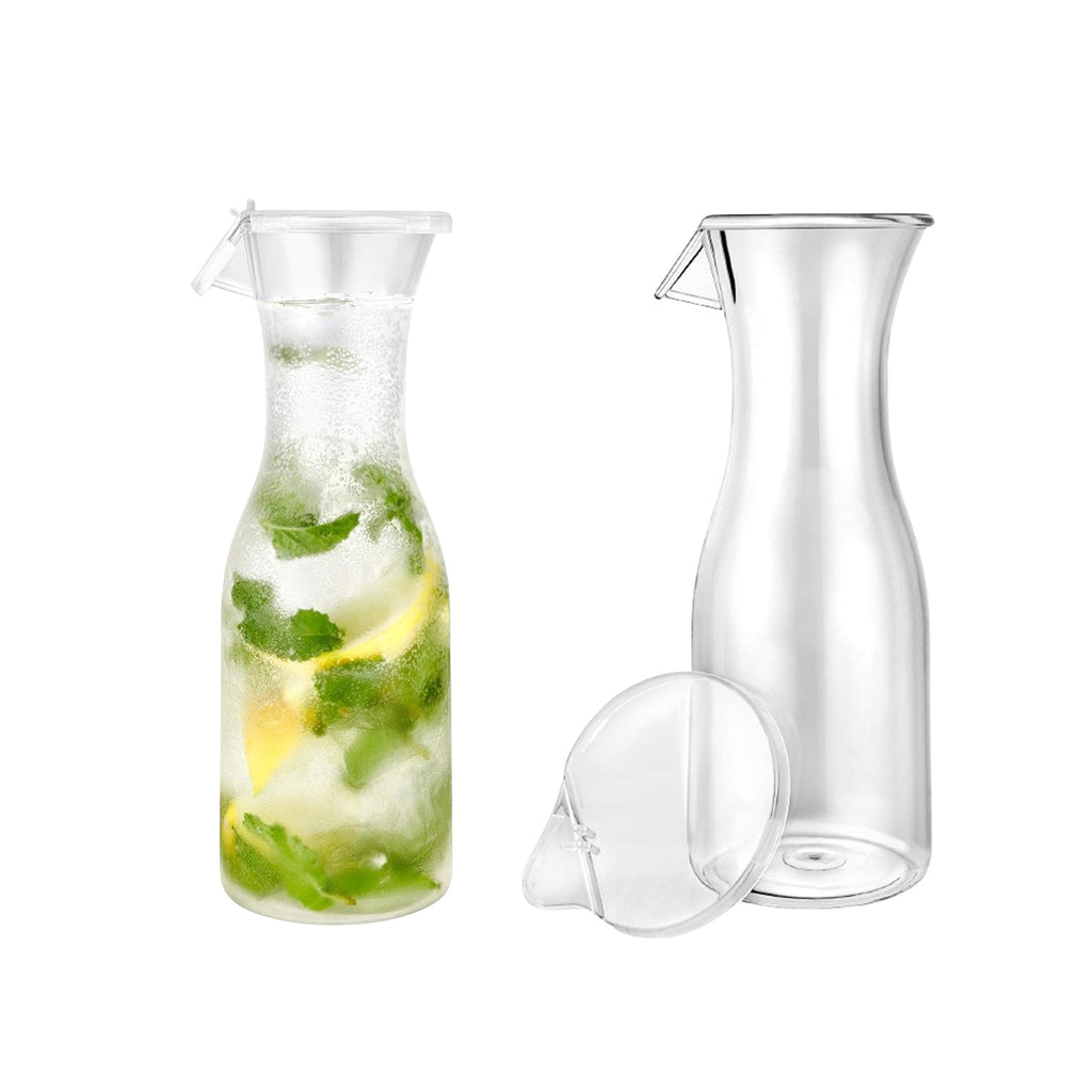 20oz Carafe Juice Jar Beverage Decanter Acrylic Plastic