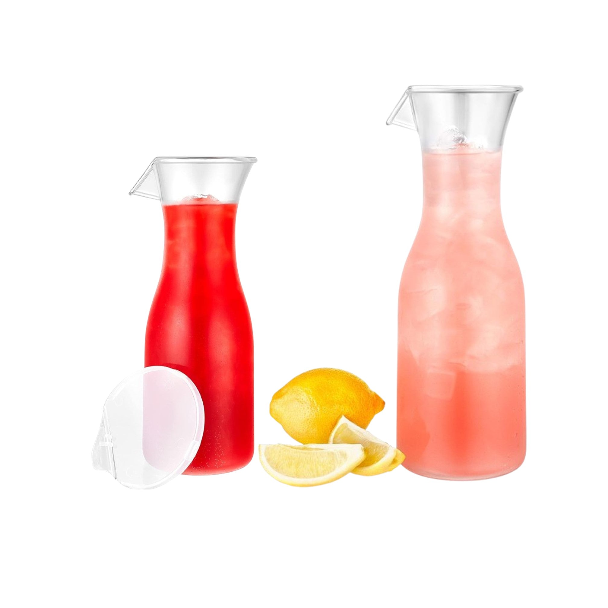 20oz Carafe Juice Jar Beverage Decanter Acrylic Plastic