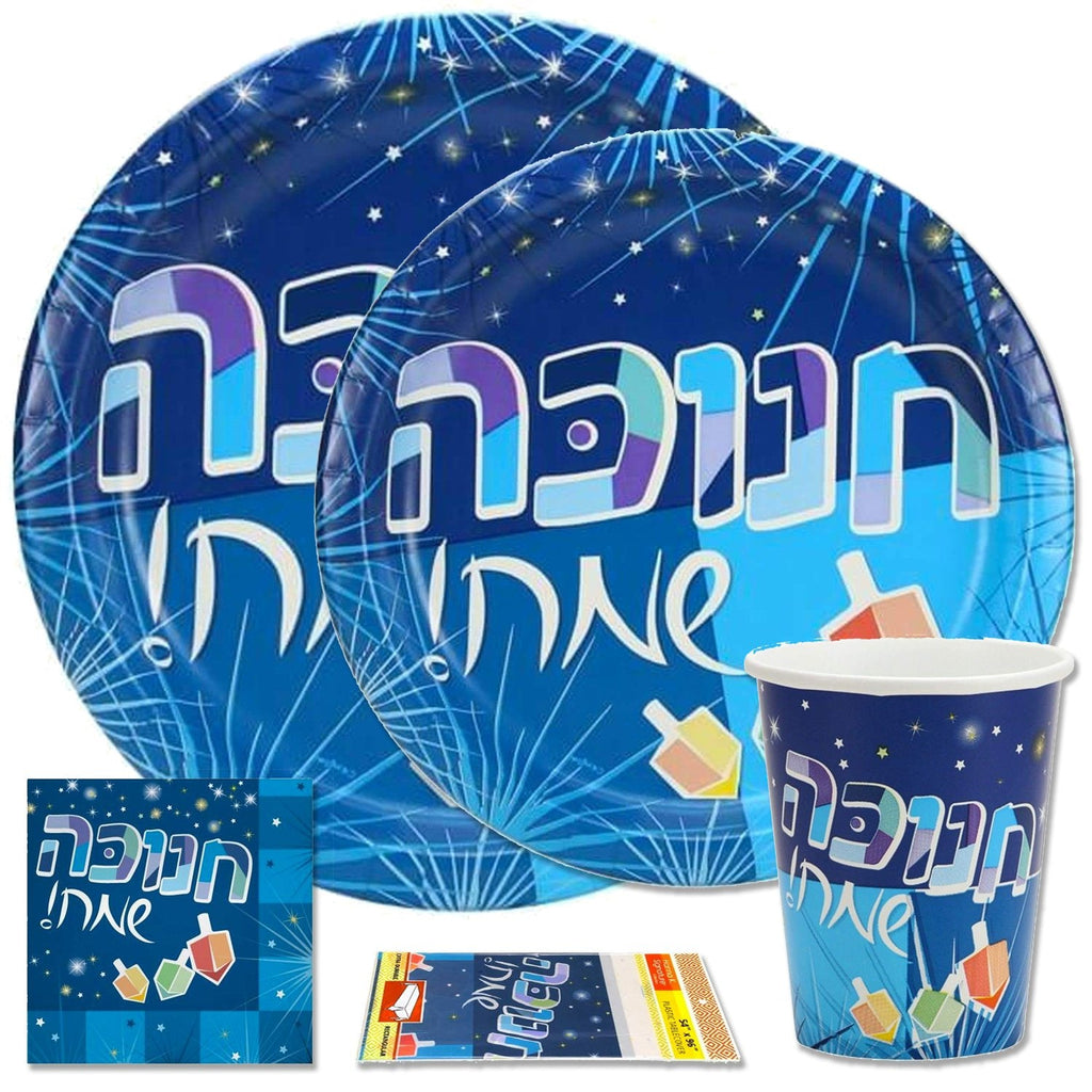 Chanukah Spirit Premium Lunch Napkin 40 Pack