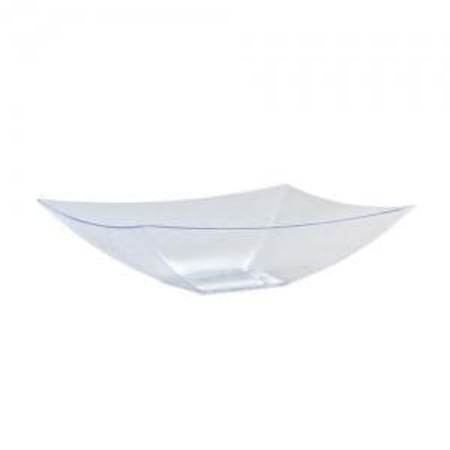 64oz rectangular serving Bowl Clear Plastic
