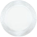 13.5" Clear Pebbled Plastic Tray