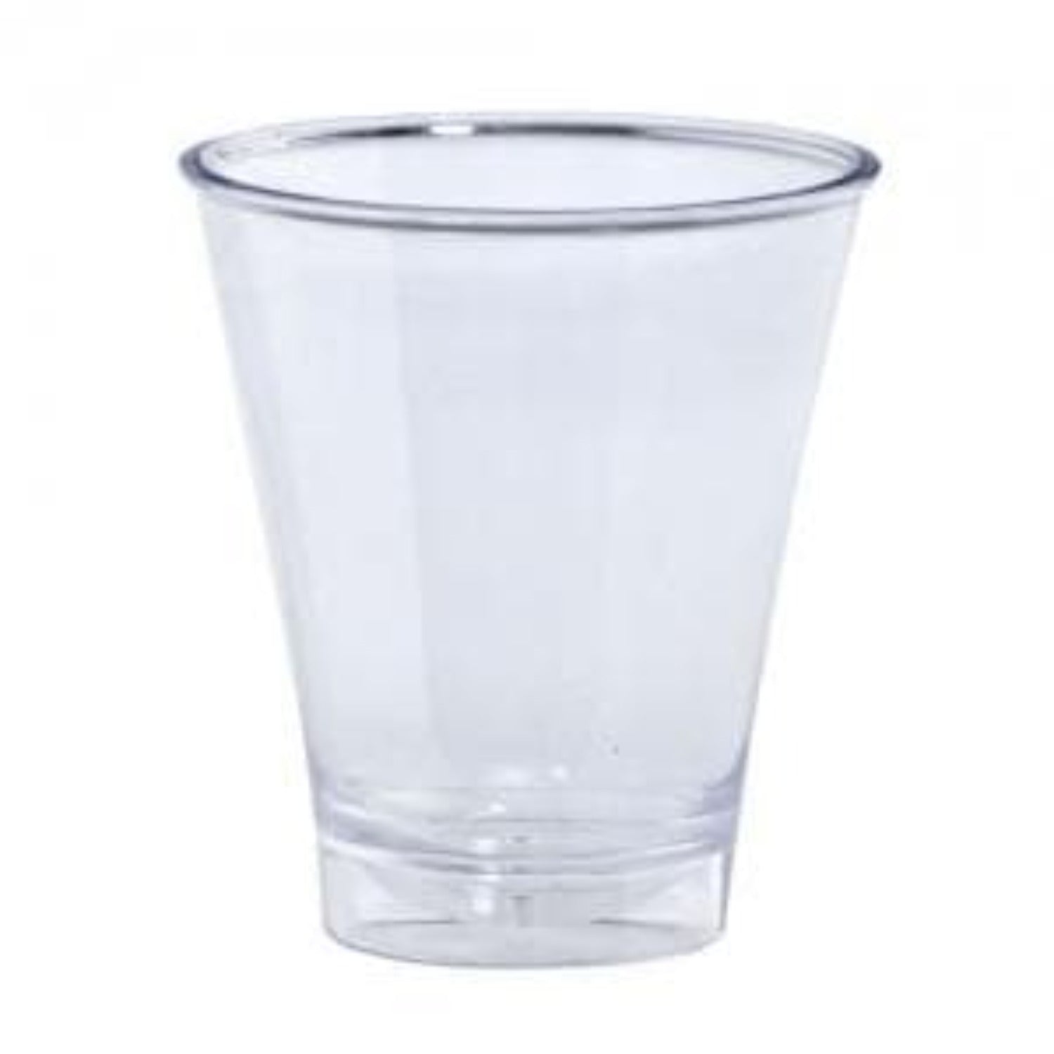 5oz Clear Double Shot Cup Extra Heavy Weight Plastic