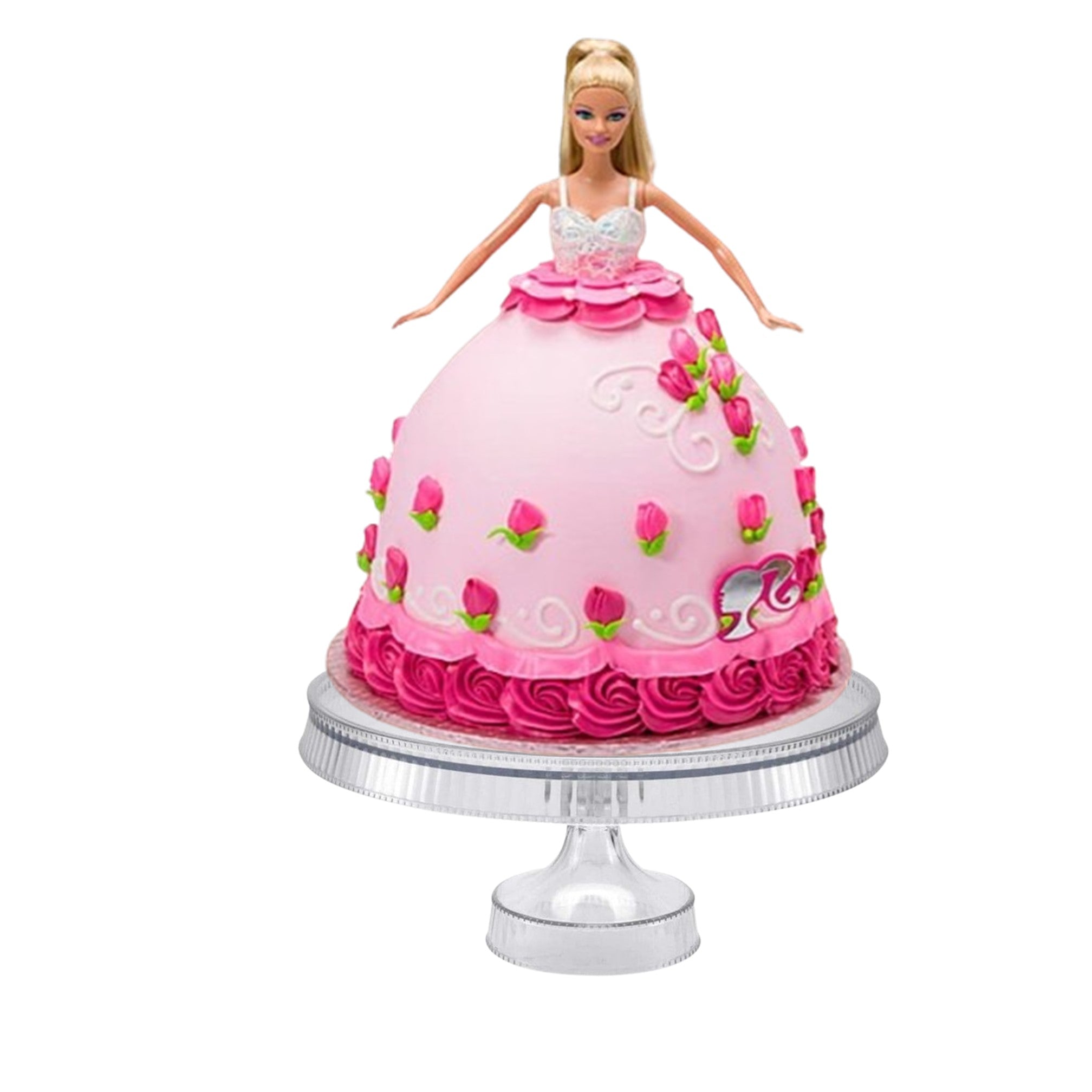 10.5" Clear Cake Plastic Stands Extra Heavyweight