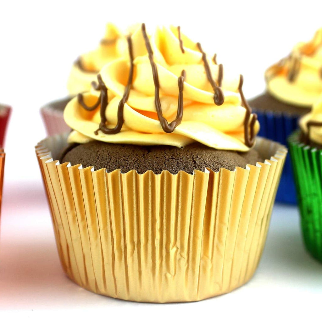 Gold Mini Foil Baking Cups 40 Pack
