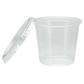 5.5oz Cups with Lids Clear Plastic