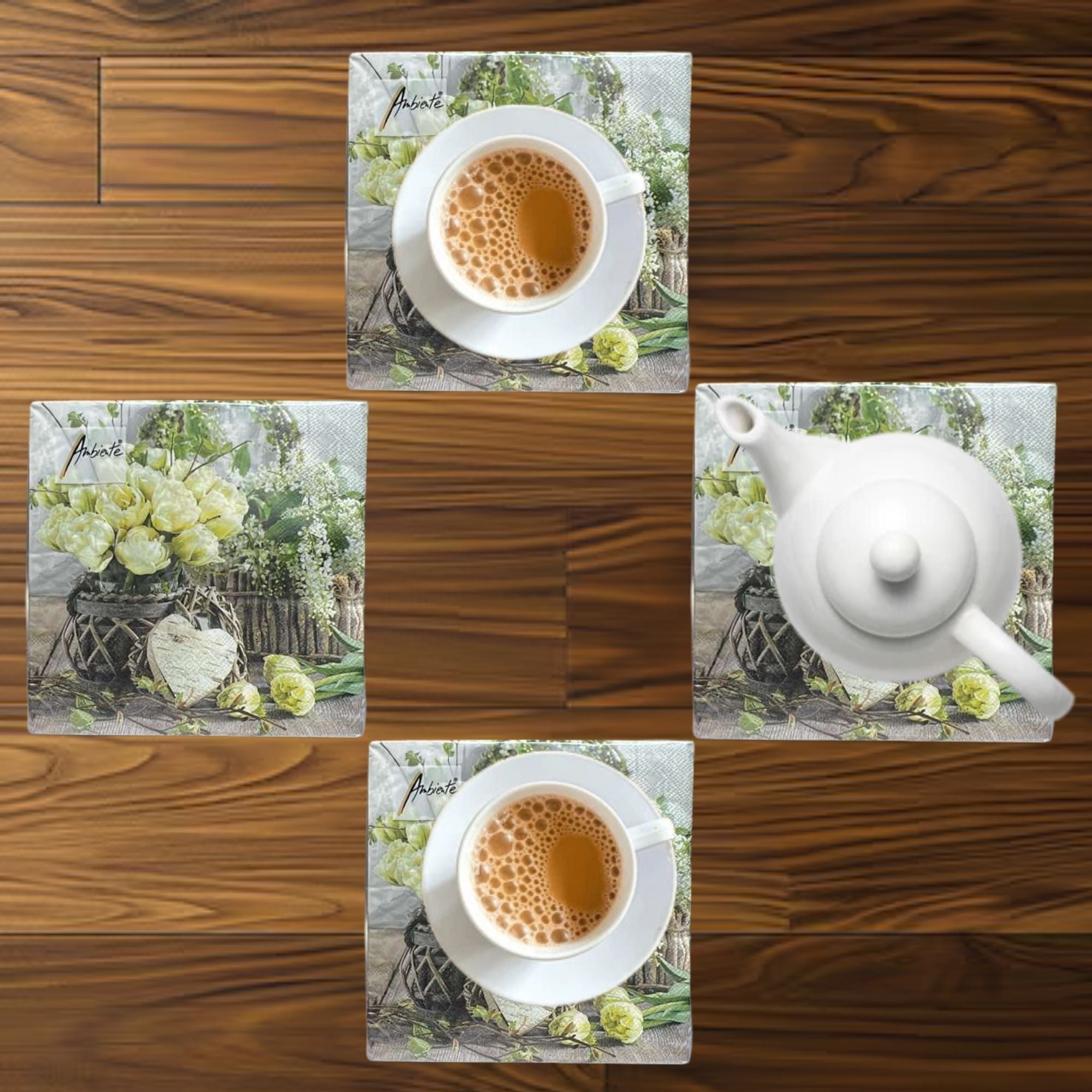 Ambiente Floral Lunch Napkins: 20 Pack