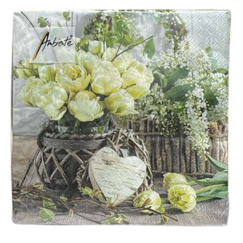 Ambiente Floral Lunch Napkins: 20 Pack
