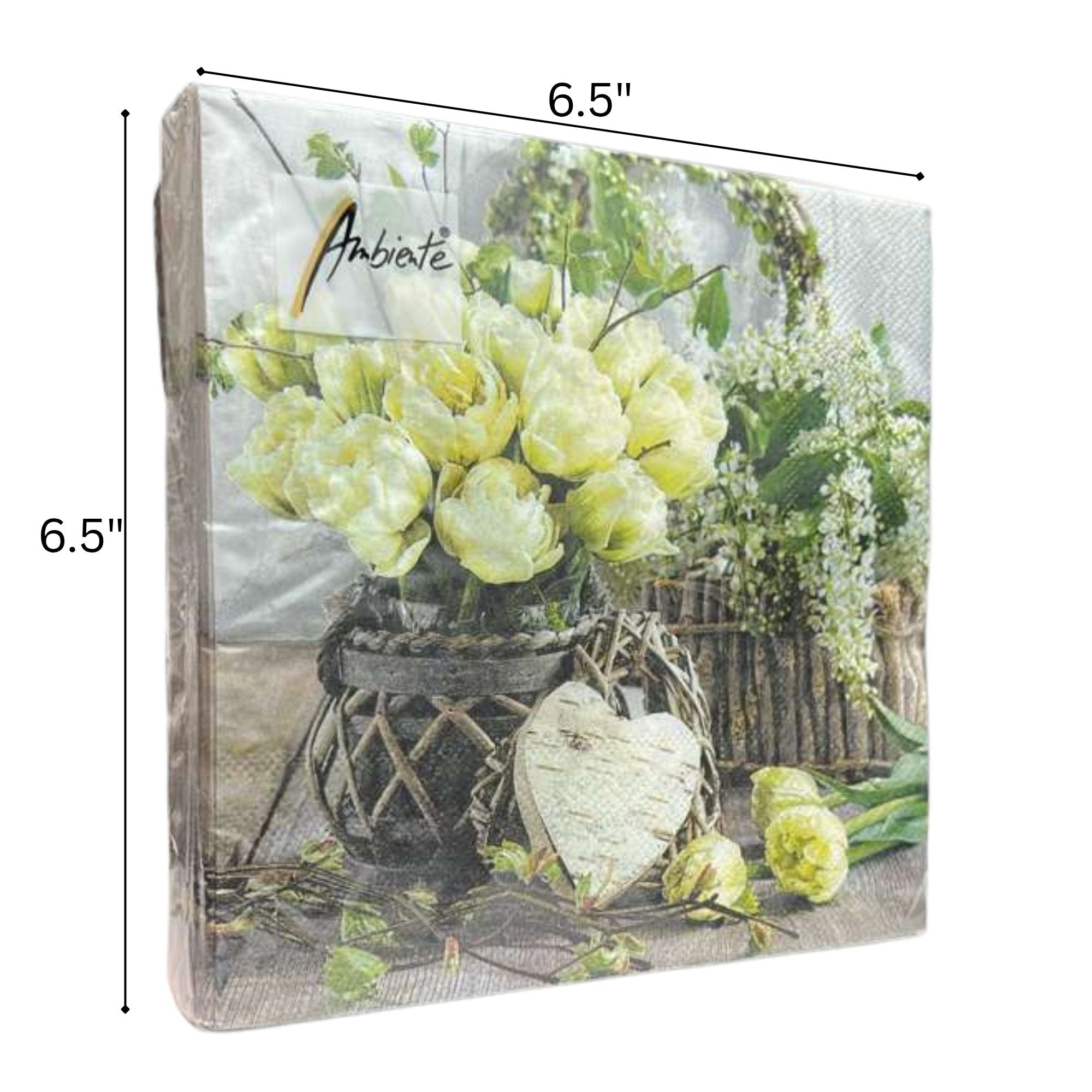 Ambiente Floral Lunch Napkins: 20 Pack
