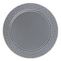 Diamond Design Plastic Charger Silver 13" 2 Pack