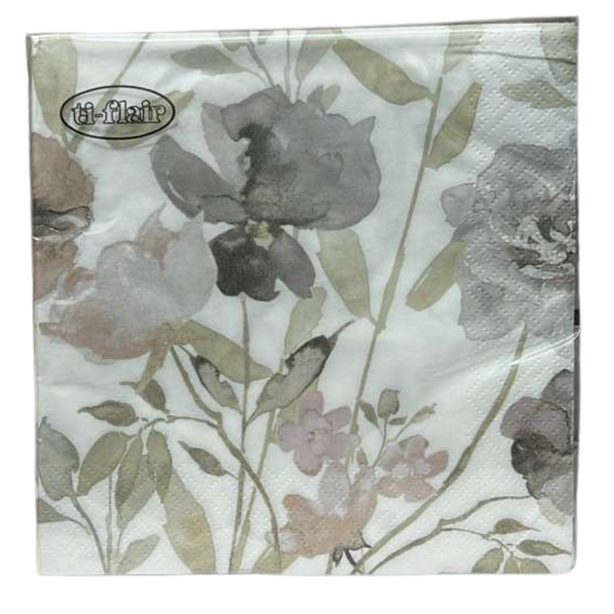 Flower Elegant Floral Lunch Napkin | Available in 20 Pack