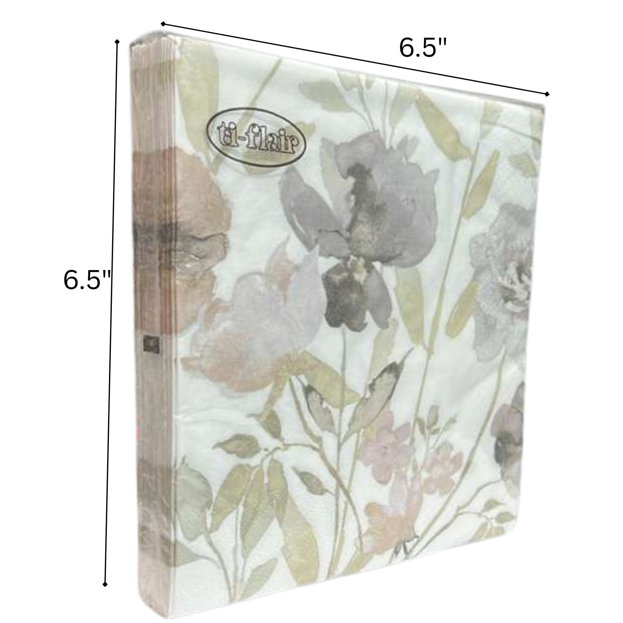 Flower Elegant Floral Lunch Napkin | Available in 20 Pack