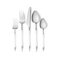 Sophisticated Cutlery White | Silver Disposable Plastic 40 Pack
