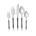 Sophisticated Cutlery Black/Silver Top Disposable Plastic 40 pack