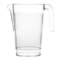 48oz Clear Plastic Disposable Pitcher With Handle 1 Pack